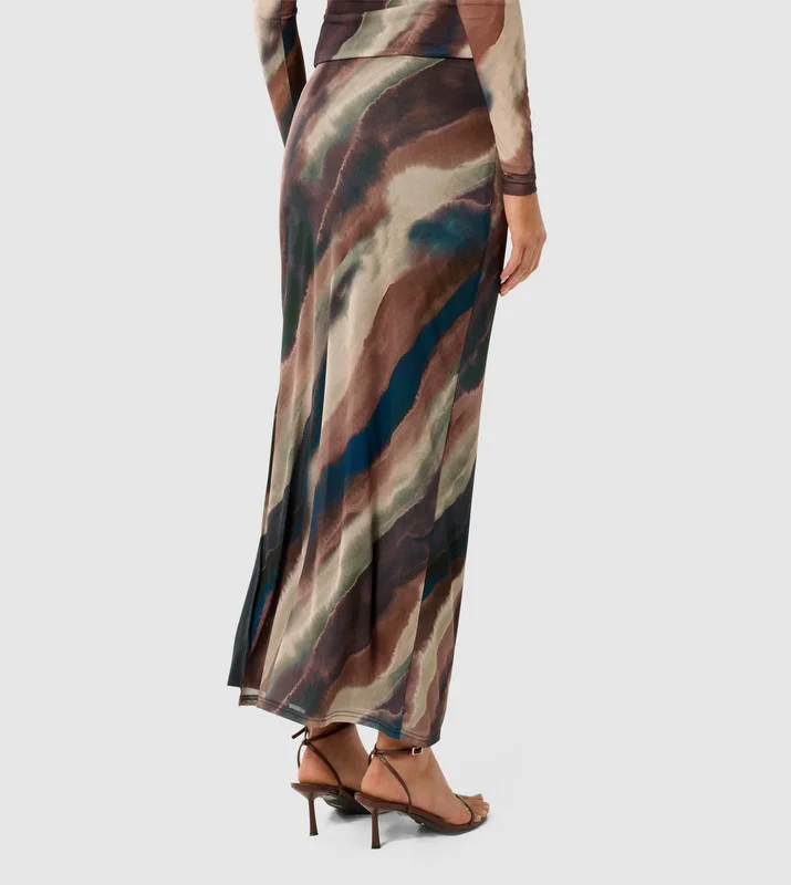 forever new  MIA Mesh Maxi Skirt for Women | Best Price UAE